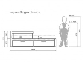 Кровать Svogen classic с ящиками и бортиком бежевый в Троицке - troick.mebel74.com | фото 2