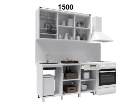 Кухня Диор 1500 дуб крафт золотой в Троицке - troick.mebel74.com | фото 2