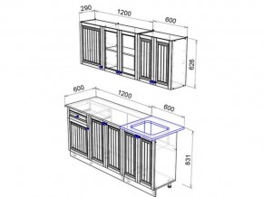 Кухня Хозяюшка 1800 фисташка в Троицке - troick.mebel74.com | фото 2