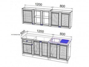 Кухня Хозяюшка 2000 фисташка в Троицке - troick.mebel74.com | фото 2