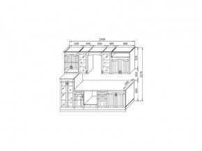 Кухня Кантри 2800 мм в Троицке - troick.mebel74.com | фото 2