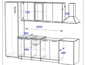 Кухонный гарнитур 10Р РоялВуд 1800 мм в Троицке - troick.mebel74.com | фото 2