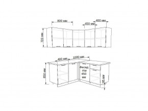 Кухонный гарнитур 17 Грецкий орех 1400х1450 в Троицке - troick.mebel74.com | фото 2