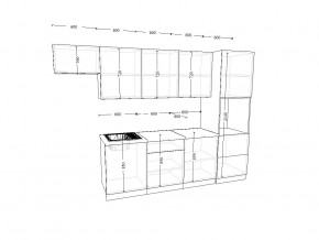 Кухонный гарнитур 21 Лофт 3000 мм в Троицке - troick.mebel74.com | фото 2