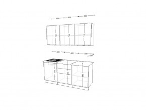 Кухонный гарнитур 23 Лофт 1800 мм в Троицке - troick.mebel74.com | фото 2