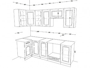 Кухонный гарнитур 5 Белый Вегас 1000х2400 мм в Троицке - troick.mebel74.com | фото 2