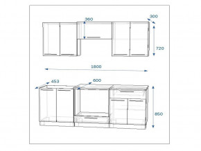 Кухонный гарнитур 7а Грецкий орех 1800 в Троицке - troick.mebel74.com | фото 2