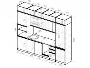 Кухонный гарнитур Адажио люкс 3000 мм в Троицке - troick.mebel74.com | фото 6