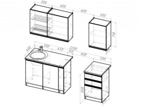 Кухонный гарнитур Адажио стандарт 1600 мм в Троицке - troick.mebel74.com | фото 6