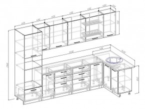 Кухонный гарнитур Антрацит 3200х1400 в Троицке - troick.mebel74.com | фото 3