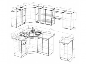 Кухонный гарнитур Арина оптима 1300х2500 мм в Троицке - troick.mebel74.com | фото 6