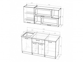 Кухонный гарнитур Кира стандарт 1600 мм в Троицке - troick.mebel74.com | фото 5