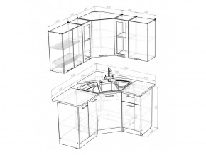 Кухонный гарнитур Лариса оптима 2 1500х1300 мм в Троицке - troick.mebel74.com | фото 5