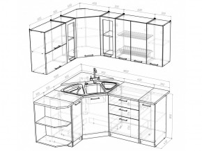 Кухонный гарнитур Лариса оптима 3 1500х1800 мм в Троицке - troick.mebel74.com | фото 5