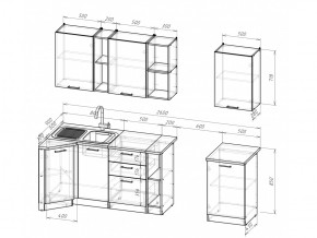 Кухонный гарнитур Лариса прайм 4 900х2000 мм в Троицке - troick.mebel74.com | фото 6