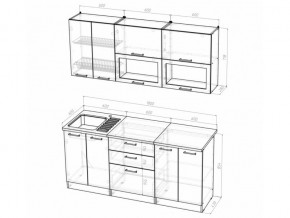 Кухонный гарнитур Лоретта макси 1800 мм в Троицке - troick.mebel74.com | фото 6