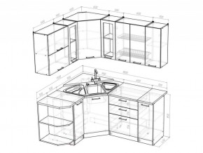 Кухонный гарнитур Лоретта оптима 1500х1800 мм в Троицке - troick.mebel74.com | фото 6