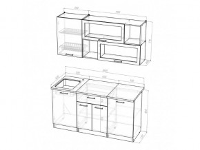 Кухонный гарнитур Лоретта стандарт 1600 мм в Троицке - troick.mebel74.com | фото 7