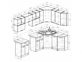 Кухонный гарнитур Надежда оптима 5 2700х1600 мм в Троицке - troick.mebel74.com | фото 5