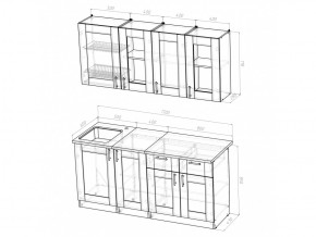 Кухонный гарнитур Ника демо 1700 мм в Троицке - troick.mebel74.com | фото 4