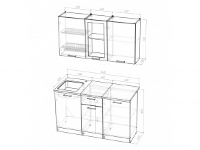 Кухонный гарнитур Ольга медиум 1 1400 мм в Троицке - troick.mebel74.com | фото 5