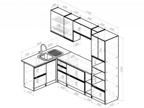 Кухонный гарнитур Симфония мега прайм 1500х2700 мм в Троицке - troick.mebel74.com | фото 6