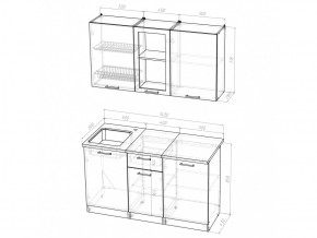 Кухонный гарнитур Татьяна медиум 1400 мм в Троицке - troick.mebel74.com | фото 5