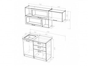 Кухонный гарнитур Яна экстра 1700 мм в Троицке - troick.mebel74.com | фото 5