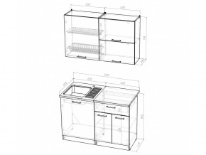 Кухонный гарнитур Инна лайт 1200 мм в Троицке - troick.mebel74.com | фото 5