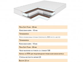 Матрас Шалла 120х200 в Троицке - troick.mebel74.com | фото 2