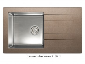 Мойка комбинированная Tolero twist TTS-860 Темно-бежевый 82 в Троицке - troick.mebel74.com | фото