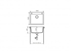 Мойка кварцевая Tolero R-111 Сафари 102 в Троицке - troick.mebel74.com | фото 2