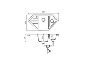 Мойка кварцевая Tolero R-114 Сафари 102 в Троицке - troick.mebel74.com | фото 2