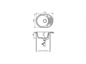 Мойка кварцевая Tolero R-122 Сафари 102 в Троицке - troick.mebel74.com | фото 2