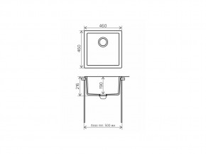 Мойка кварцевая Tolero R-128 Сафари 102 в Троицке - troick.mebel74.com | фото 2