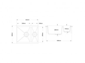 Мойка Longran Enigma ENG 555.460 15 в Троицке - troick.mebel74.com | фото 2