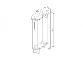 НМ 15 Модуль нижний 150 мм Без Столешницы в Троицке - troick.mebel74.com | фото