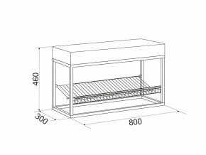 Обувница Крафт 1 в Троицке - troick.mebel74.com | фото 2