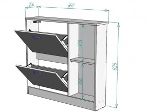 Обувница W102 в Троицке - troick.mebel74.com | фото 3