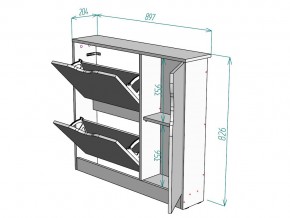 Обувница W106 в Троицке - troick.mebel74.com | фото 3