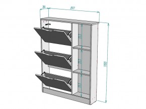 Обувница W108 в Троицке - troick.mebel74.com | фото 3