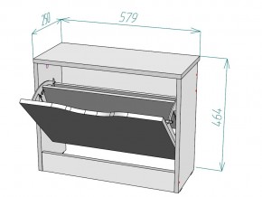 Обувница W2 в Троицке - troick.mebel74.com | фото 3