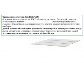 Основание из ЛДСП 0,9х2,0м в Троицке - troick.mebel74.com | фото