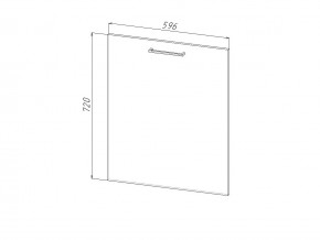 П 60 Комплект для посудомоечной машины 600 мм (цоколь + фасад) ЛДСП в Троицке - troick.mebel74.com | фото