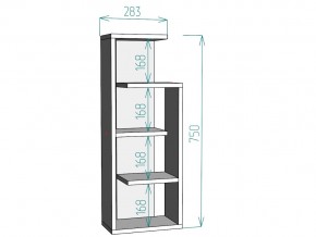 Полка для книг S3 в Троицке - troick.mebel74.com | фото 3