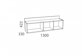 Полка Фанк НМ 011.38-01 М1 в Троицке - troick.mebel74.com | фото 3