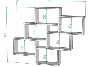 Полка S12 в Троицке - troick.mebel74.com | фото 3