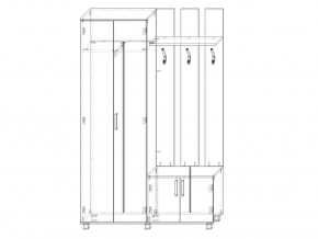 Прихожая Лира Шимо в Троицке - troick.mebel74.com | фото 2