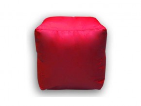 Пуф Куб мини красный в Троицке - troick.mebel74.com | фото