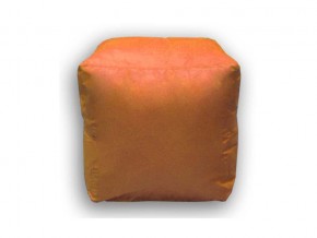 Пуф Куб мини оранжевый в Троицке - troick.mebel74.com | фото
